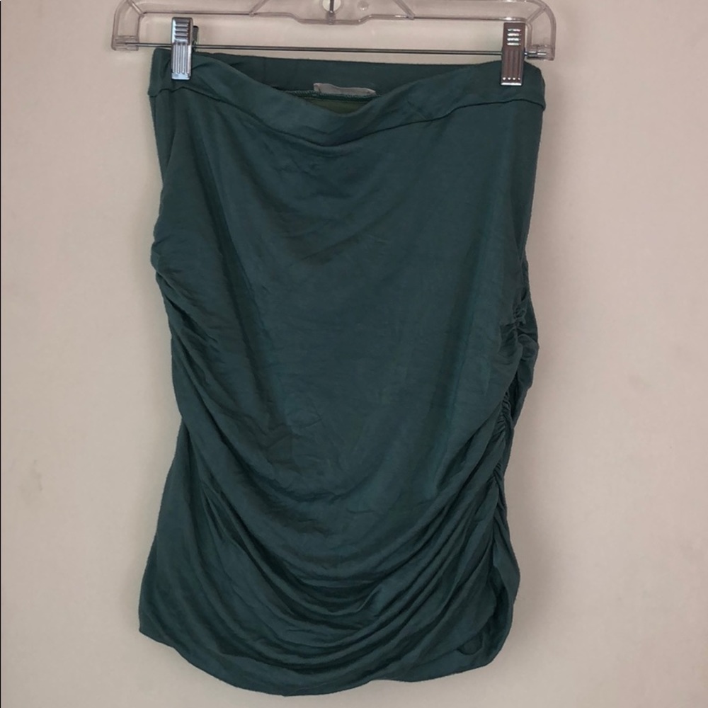 Turquoise mini skirt